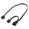 SilverStone Shark Force SST-SF120B-ARGB ventilador de caja de 120 mm, ARGB, negro