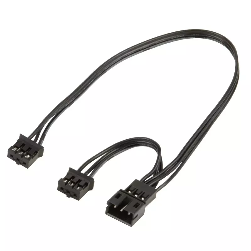 SilverStone Shark Force SST-SF120B-ARGB ventilador de caja de 120 mm, ARGB, negro