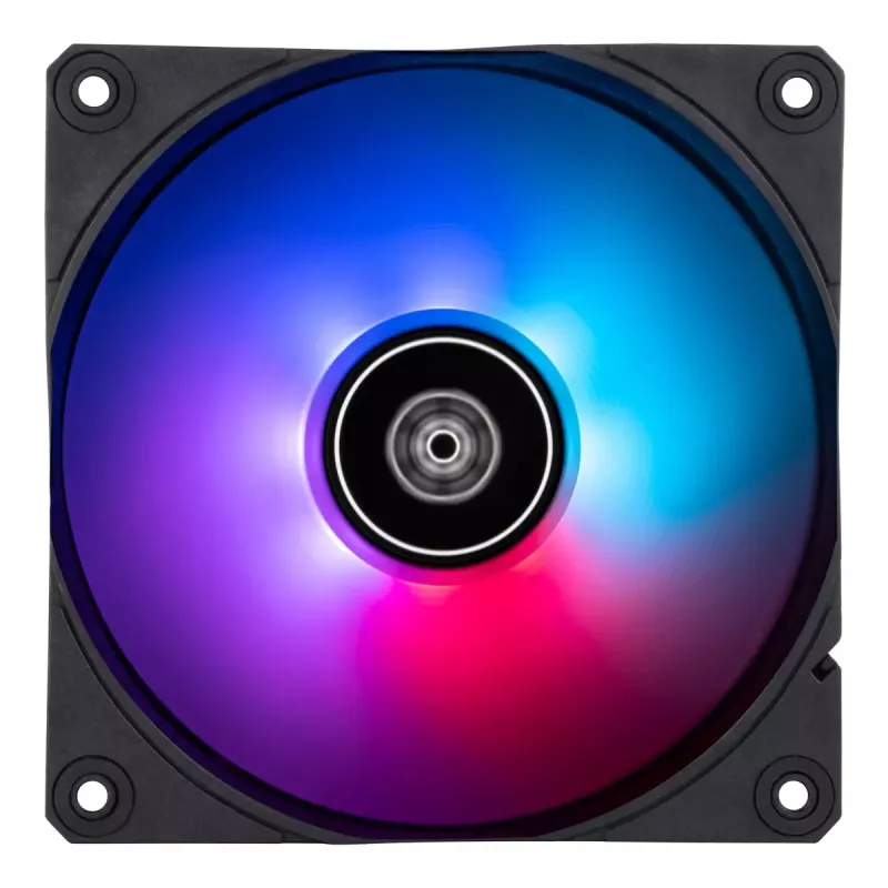 SilverStone Shark Force SST-SF120B-ARGB ventilador de caja de 120 mm, ARGB, negro