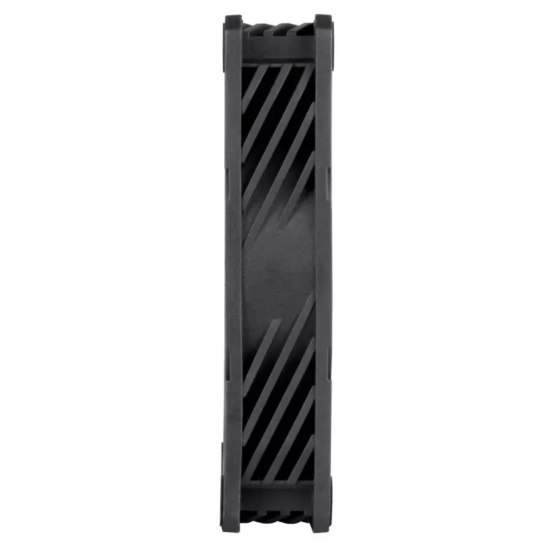 SilverStone Shark Force SST-SF120B-ARGB ventilador de caja de 120 mm, ARGB, negro