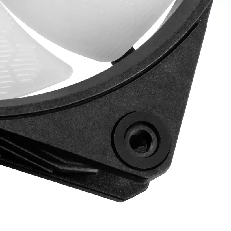 SilverStone Shark Force SST-SF120B-ARGB ventilador de caja de 120 mm, ARGB, negro