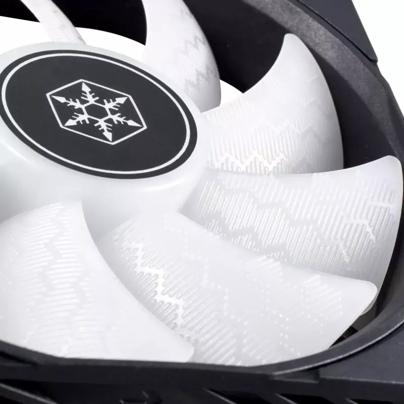 SilverStone Shark Force SST-SF120B-ARGB ventilador de caja de 120 mm, ARGB, negro