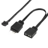 SilverStone Shark Force SST-SF120B-ARGB ventilador de caja de 120 mm, ARGB, negro