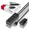Axagon HUE-S2BP Hub de carga 4x USB 3.0 con cable de 1,2 m incl. fuente de alimentación