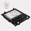 Soporte Axagon RHD-435 para 4x 2,5 pulgadas o 2x 2,5 pulgadas HDD/SSD y 1x 3,5 pulgadas HDD en bahía de 5,25 pulgadas, Metal