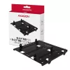 Soporte Axagon RHD-435 para 4x 2,5 pulgadas o 2x 2,5 pulgadas HDD/SSD y 1x 3,5 pulgadas HDD en bahía de 5,25 pulgadas, Metal