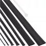 Set de funda de cables + tubo termorretráctil InLine negro