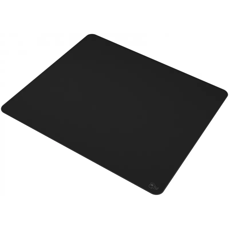Alfombrilla gaming Glorious Gaming Glorious Heavy XL - 18x16 pulgadas, negra, monocromática, tela, goma, base antideslizante