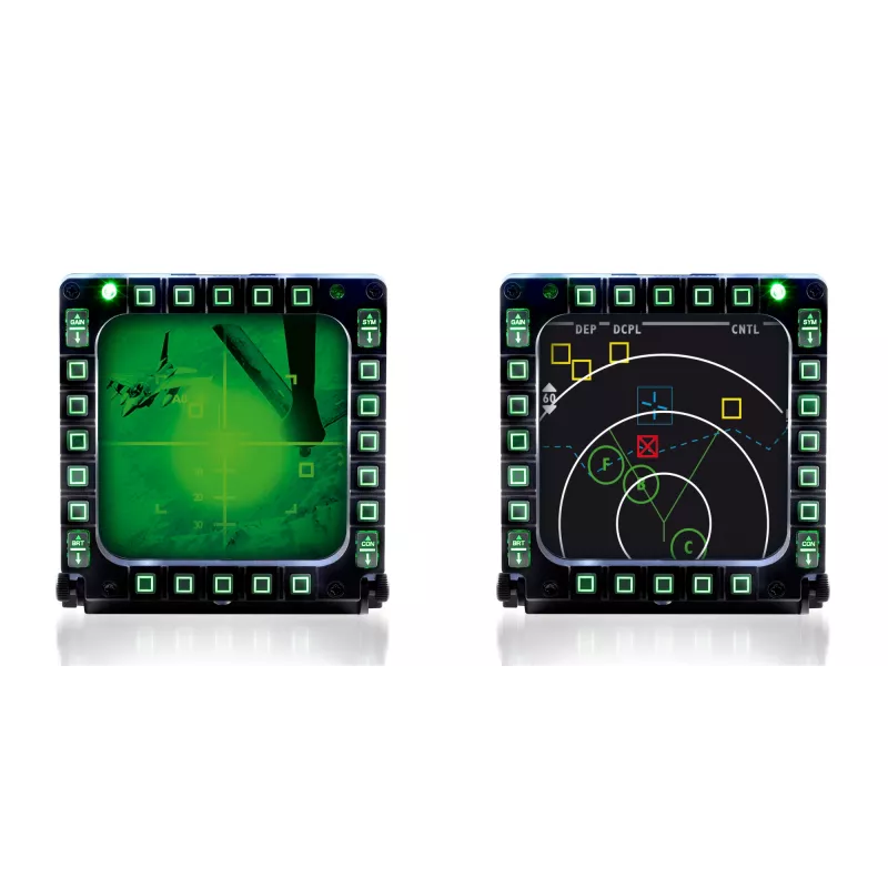 Thrustmaster MFD Cougar Pack negro joystick PC