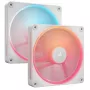 Kit de inicio de ventiladores CORSAIR Icue Link Lx140-r RGB 140mm PWM Reverse - blanco