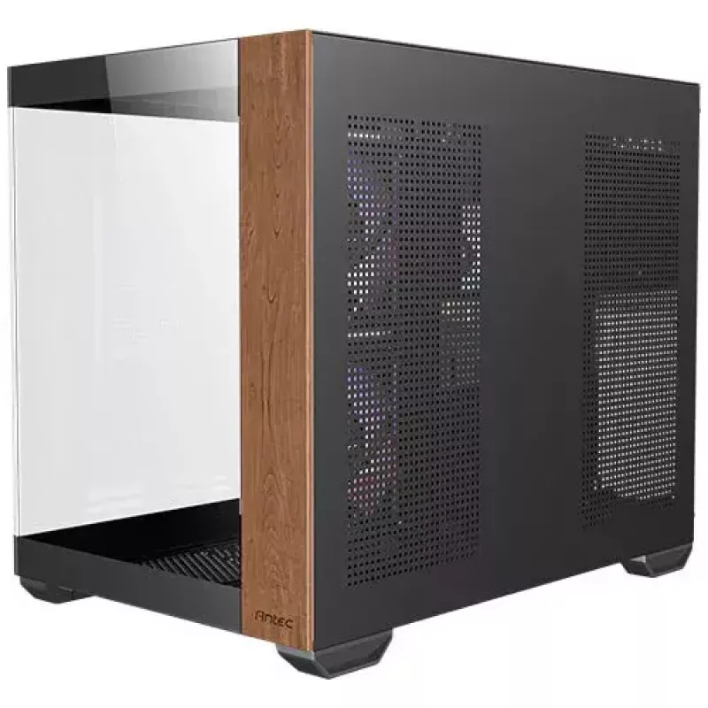 Caja de PC Antec CX600M torre media negra, madera