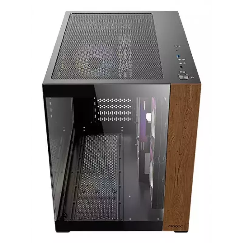 Caja de PC Antec CX600M torre media negra, madera