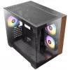 Caja de PC Antec CX600M torre media negra, madera
