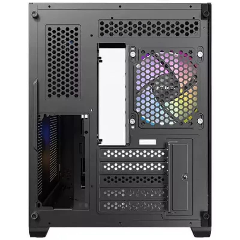 Caja de PC Antec CX600M torre media negra, madera