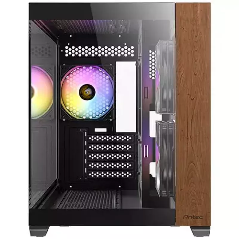 Caja de PC Antec CX600M torre media negra, madera