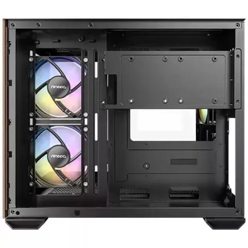 Caja de PC Antec CX600M torre media negra, madera