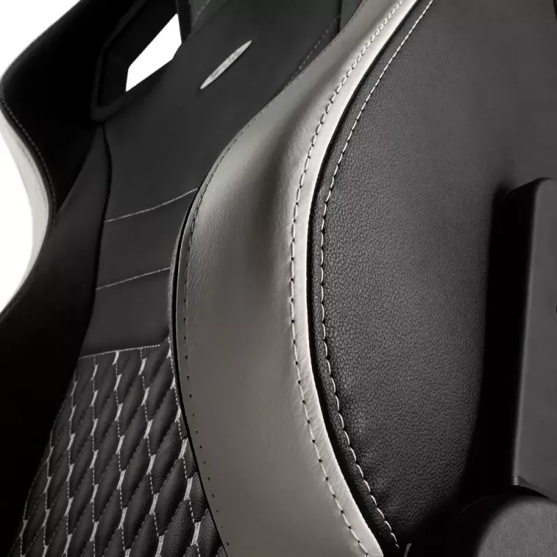 noblechairs EPIC Real Leather silla gaming NBL-RL-EPC-001, negra/blanca/roja