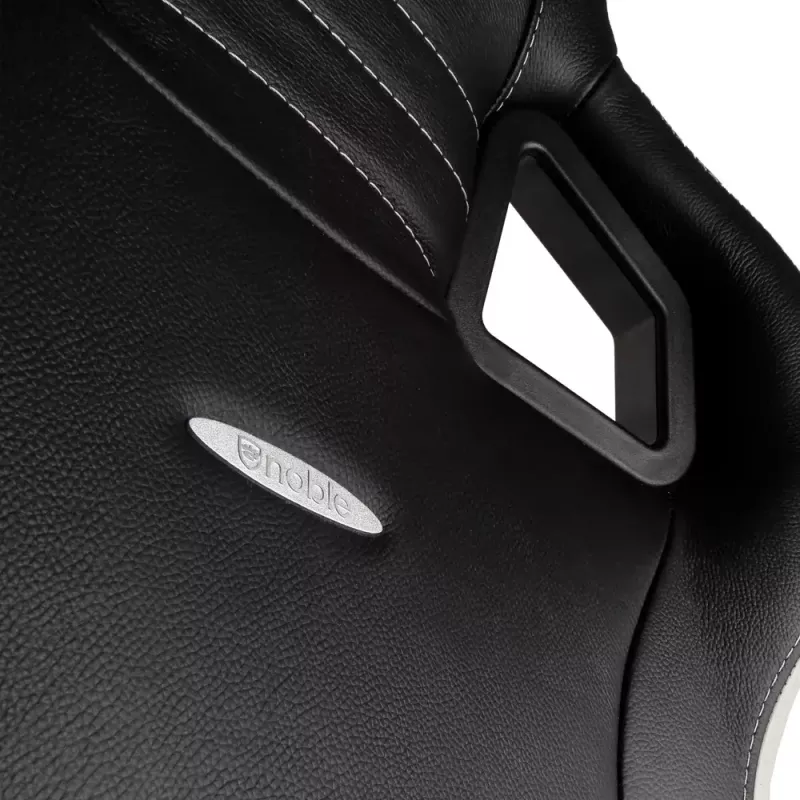 noblechairs EPIC Real Leather silla gaming NBL-RL-EPC-001, negra/blanca/roja