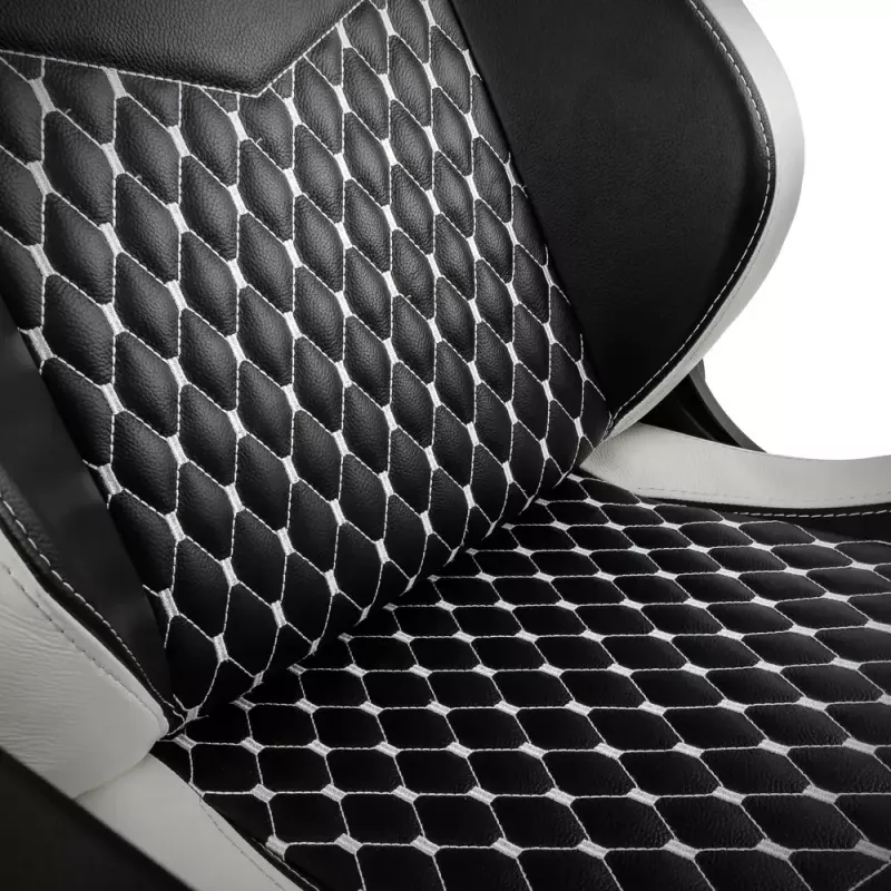 noblechairs EPIC Real Leather silla gaming NBL-RL-EPC-001, negra/blanca/roja
