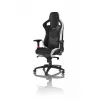 Silla gaming para PC noblechairs EPIC — asiento acolchado, capacidad de carga máx. 120 kg, altura 131–141 cm, ancho de asiento 56 cm, ruedas