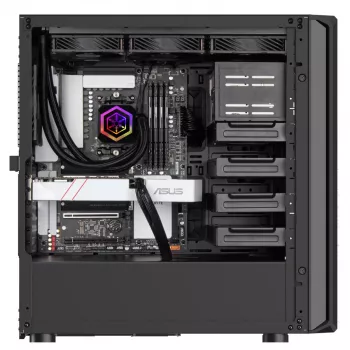 Carcasa de PC Silverstone SETA D1 Midi Tower negra