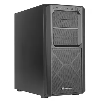 Carcasa de PC Silverstone SETA D1 Midi Tower negra