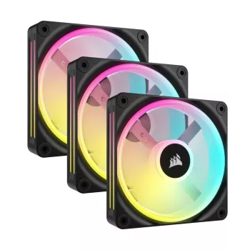 CORSAIR Qx RGB Series Icue Link Qx120 RGB 120 mm ventilador RGB magnético con cúpula Starter-Kit