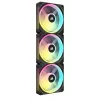 CORSAIR Qx RGB Series Icue Link Qx120 RGB 120 mm ventilador RGB magnético con cúpula Starter-Kit