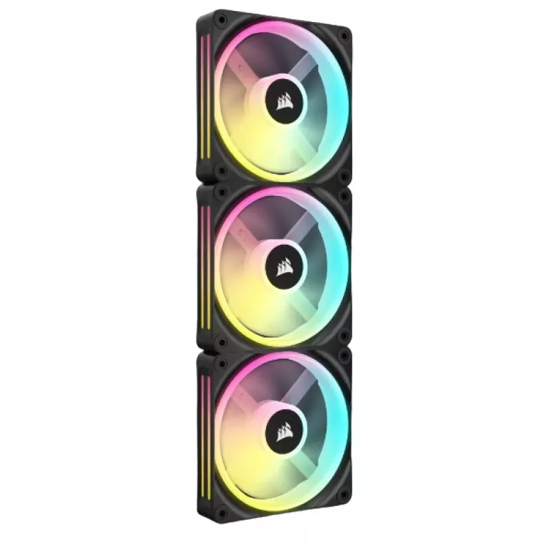 CORSAIR Qx RGB Series Icue Link Qx120 RGB 120 mm ventilador RGB magnético con cúpula Starter-Kit
