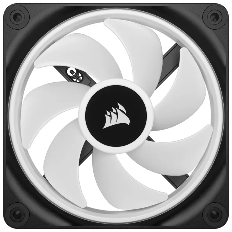 CORSAIR Qx RGB Series Icue Link Qx120 RGB 120 mm ventilador RGB magnético con cúpula Starter-Kit