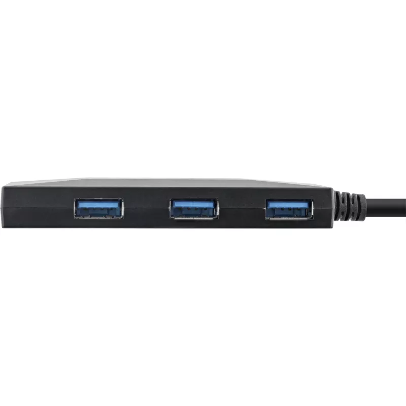Hub InLine USB 3.2 Gen.1, USB-C a 2 puertos USB-C y 3 puertos USB-A, con fuente de alimentación