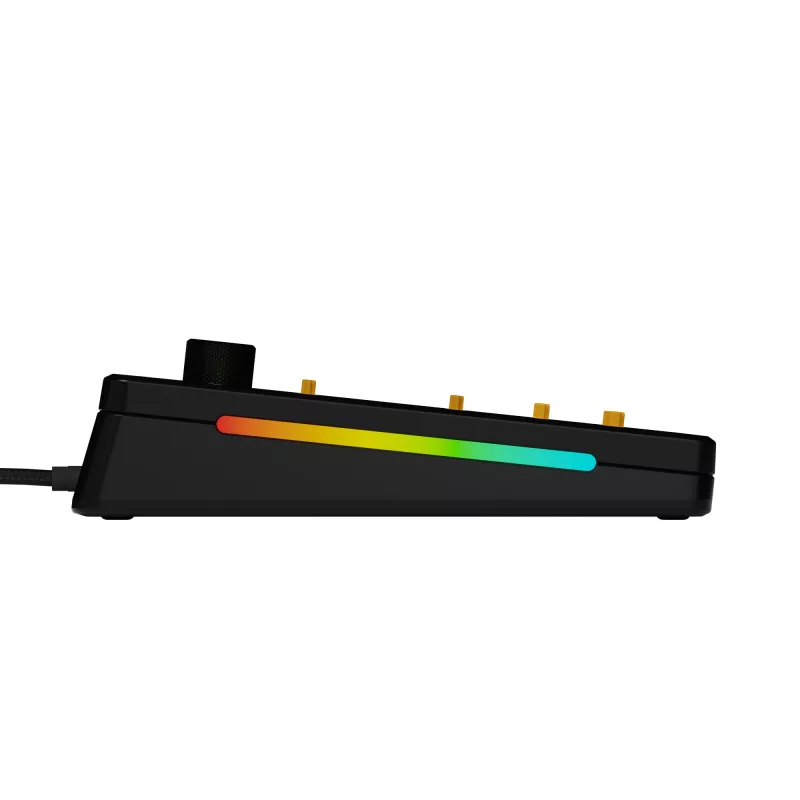 Glorious GMMK 3 Pro 75% teclado gaming barebone GLO-KB-GMMK3-PRO-75-BB-W-BLK-US, con cable, distribución ANSI US, negro