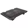 Base refrigeradora para portátil Kolink KL-N200 para portátiles de hasta 39,6 cm (15,6 inch), 2 ventiladores de 140 mm, alimentación USB, negra