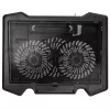 Base refrigeradora para portátil Kolink KL-N200 para portátiles de hasta 39,6 cm (15,6 inch), 2 ventiladores de 140 mm, alimentación USB, negra