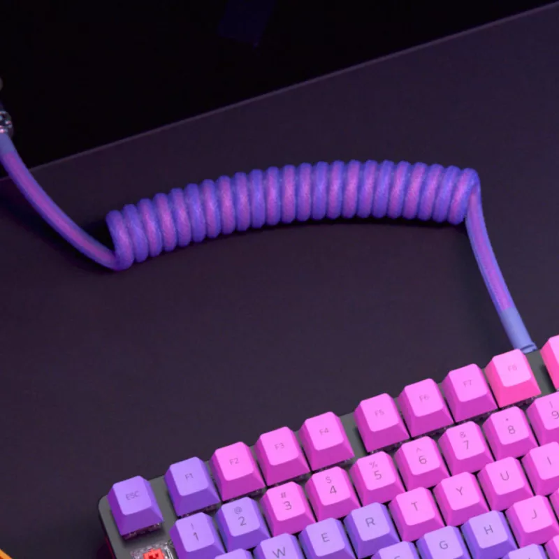 Cable USB trenzado GLORIOUS GMMK Nebula 1,5 m RGB para teclados