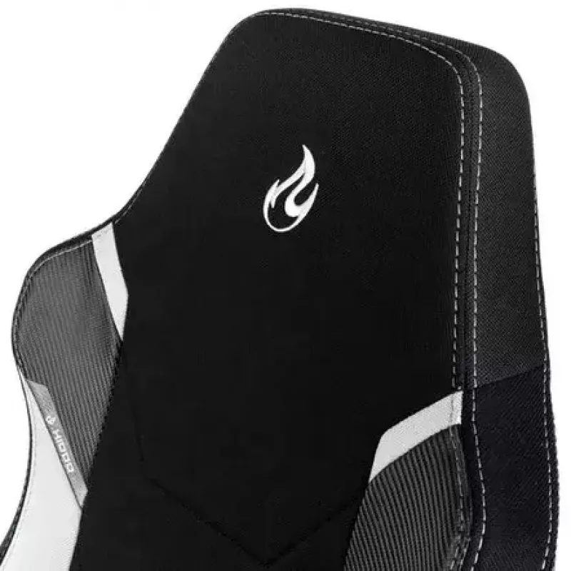Nitro Concepts X1000 NC-X1000-BW silla gaming, asiento tapizado, negra/blanca (Radiant White)
