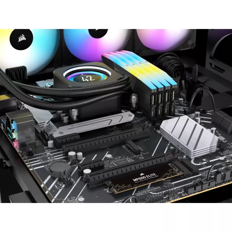 SSD Corsair MP600 Elite CSSD-F1000GBMP600ENH, 1 TB, M.2 2280, PCIe 4.0 x4 NVMe, 3D TLC, cifrado AES de 256 bits