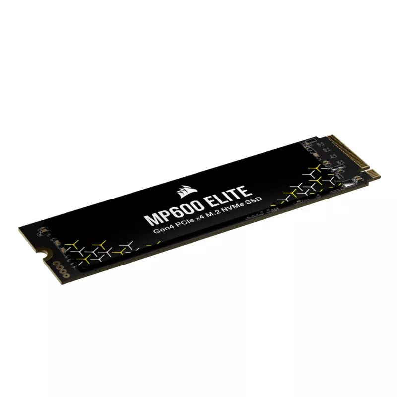 SSD Corsair MP600 Elite CSSD-F1000GBMP600ENH, 1 TB, M.2 2280, PCIe 4.0 x4 NVMe, 3D TLC, cifrado AES de 256 bits