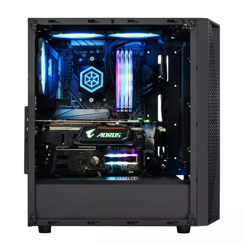 Caja de PC Silverstone FARA B1 PRO torre negra