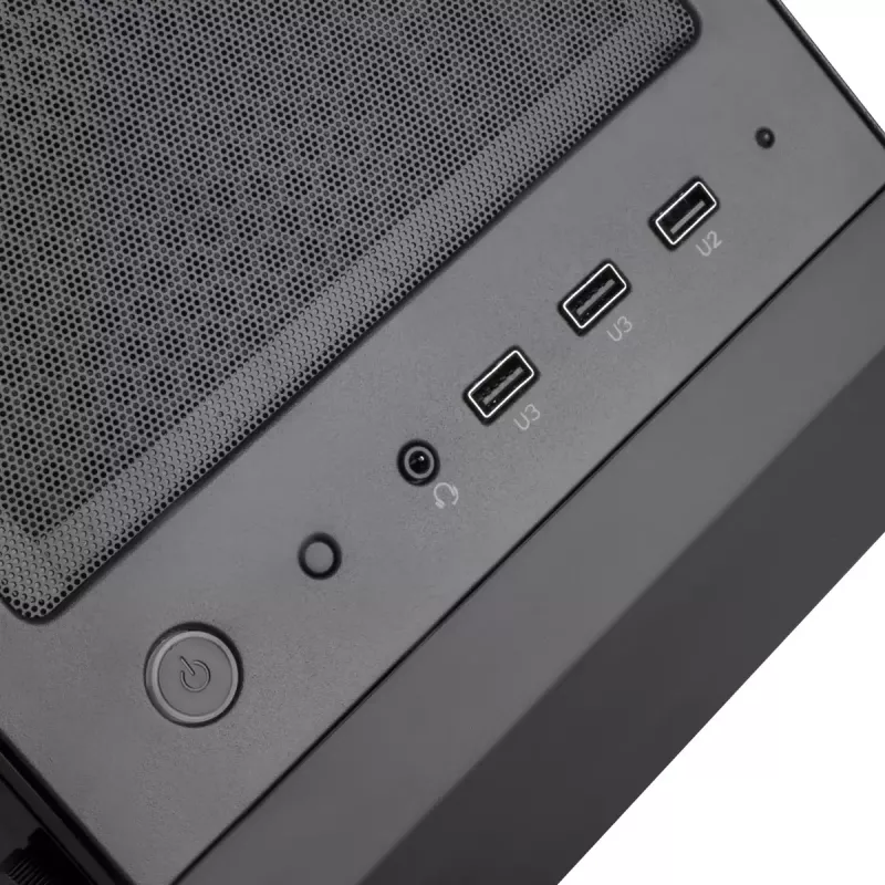Caja de PC Silverstone FARA B1 PRO torre negra