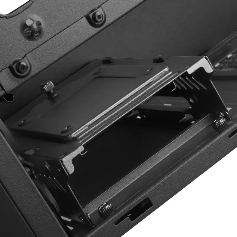 Caja de PC Silverstone FARA B1 PRO torre negra