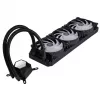 Refrigeración líquida AiO para CPU SilverStone Permafrost PF360-ARGB V2 SST-PF360-ARGB-V2 de 360 mm, ARGB, con controlador RGB incluido, negra
