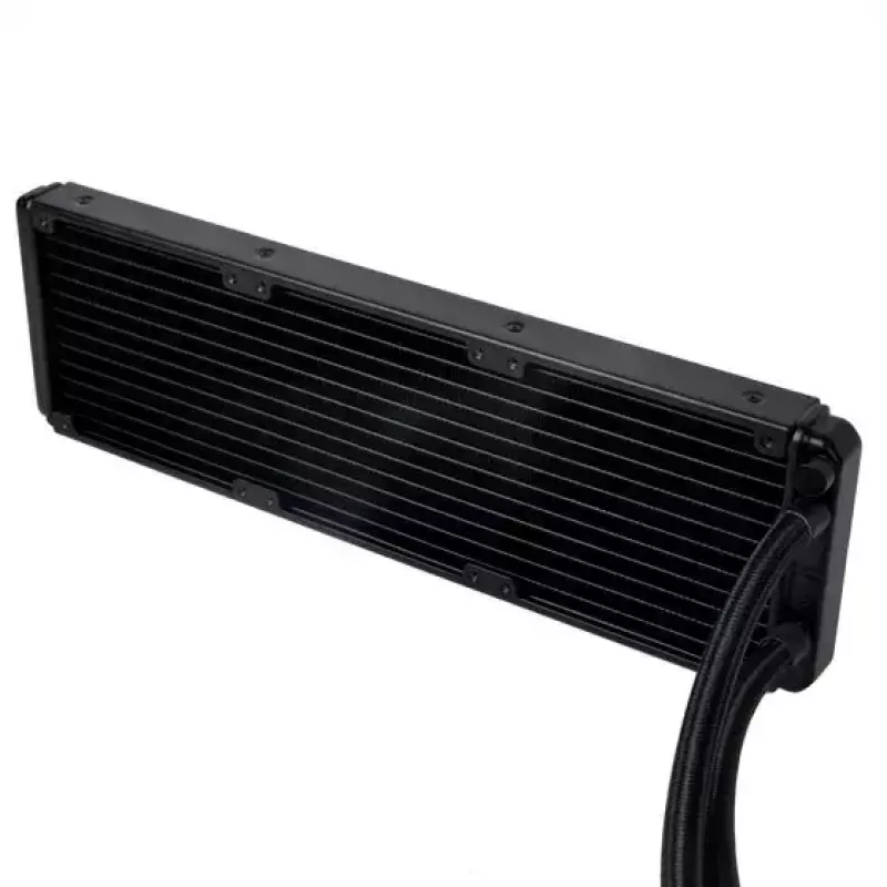 Refrigeración líquida AiO para CPU SilverStone Permafrost PF360-ARGB V2 SST-PF360-ARGB-V2 de 360 mm, ARGB, con controlador RGB incluido, negra