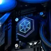 Refrigeración líquida AiO para CPU SilverStone Permafrost PF360-ARGB V2 SST-PF360-ARGB-V2 de 360 mm, ARGB, con controlador RGB incluido, negra