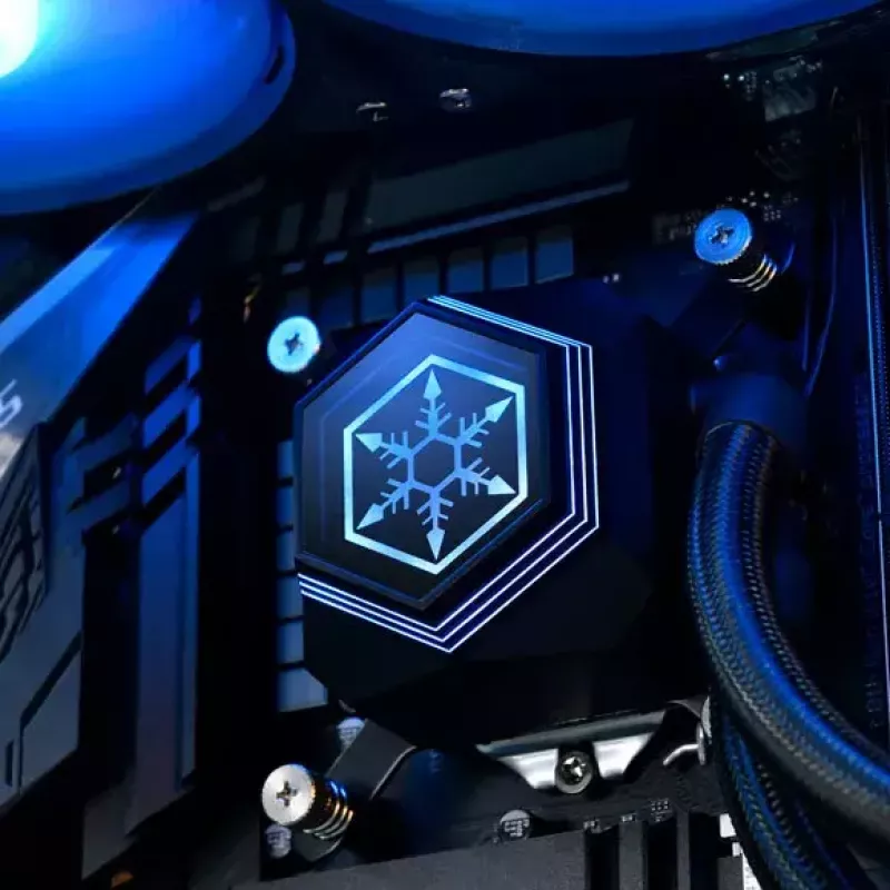 Refrigeración líquida AiO para CPU SilverStone Permafrost PF360-ARGB V2 SST-PF360-ARGB-V2 de 360 mm, ARGB, con controlador RGB incluido, negra
