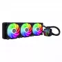 Refrigeración líquida AiO para CPU SilverStone Permafrost PF360-ARGB V2 SST-PF360-ARGB-V2 de 360 mm, ARGB, con controlador RGB incluido, negra
