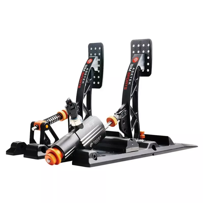 Set de pedales de acelerador y freno Asetek Invicta S Sim-Racing — modelo 40-010-0010006
