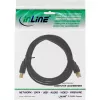 InLine 34518S cable USB 2.0 tipo A macho / tipo B macho, contactos chapados en oro, 2 m, negro