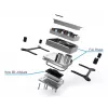 Bloque de agua para CPU Alphacool Core 1, Carbon