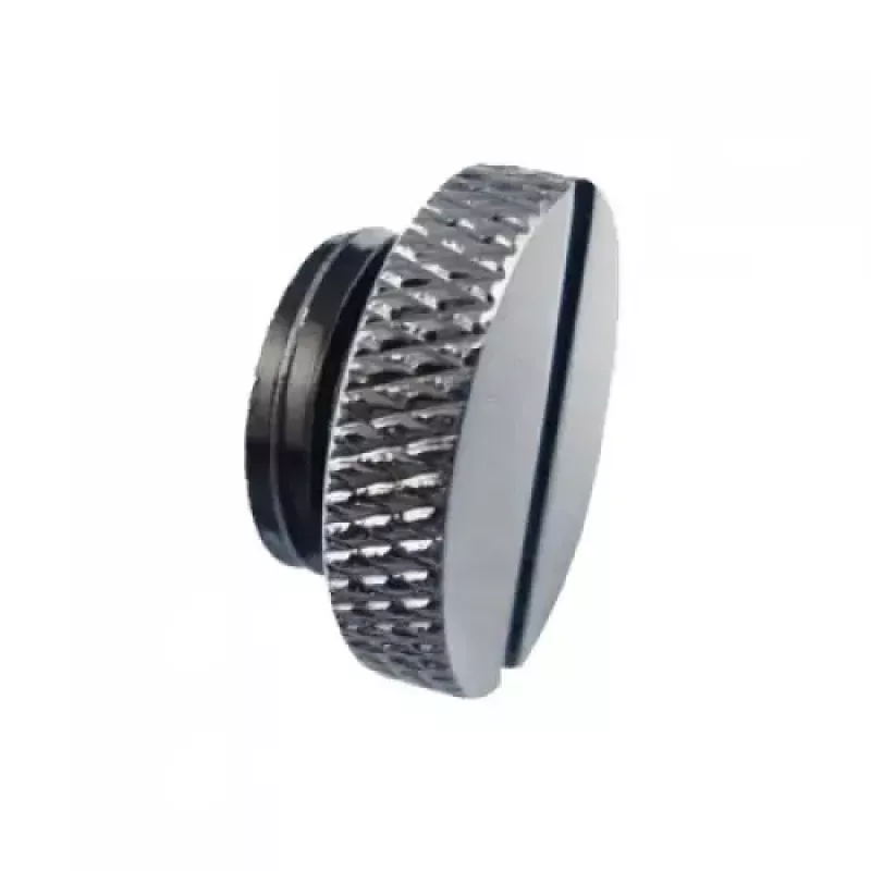 Tapón de cierre XSPC G1/4 con rosca macho, cromo negro